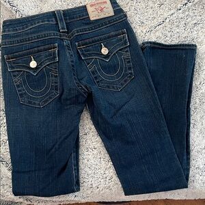 True Religion Women's Dark Blue Boot Cut Jeans size 27